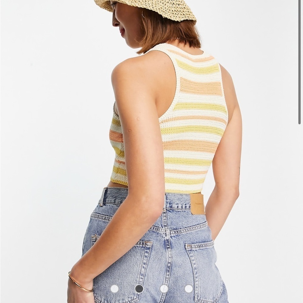 Weekday Multicolor Striped Tank Top - Picture 5 of 5
